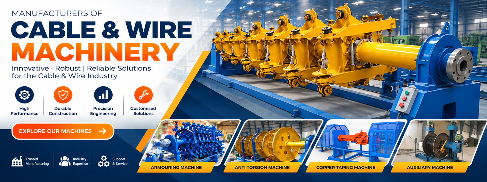 JSK MACHINES - Cable Machinery Manufacturing Plant