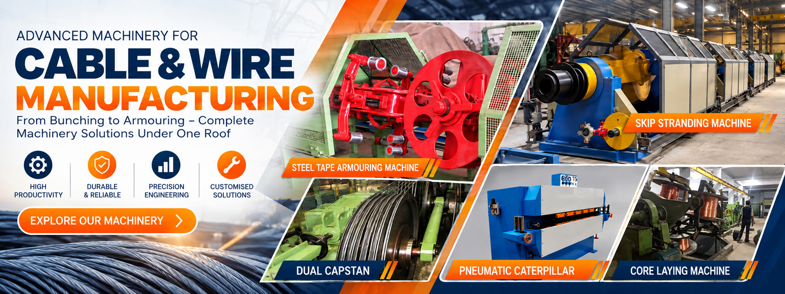 JSK MACHINES - Heavy Duty Cable Machinery Lines